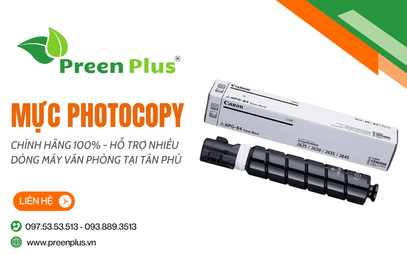mực photocopy chính hãng Tân Phú