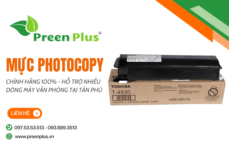 mực photocopy chính hãng Tân Phú