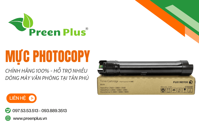 mực photocopy chính hãng Tân Phú