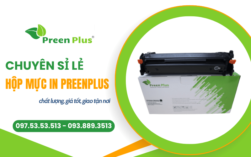 sỉ lẻ hộp mực in Preenplus