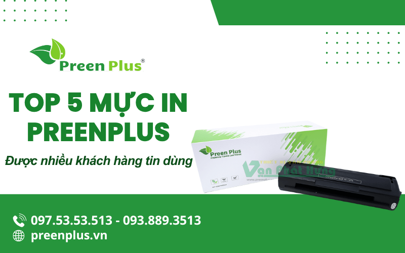 mực in preenplus