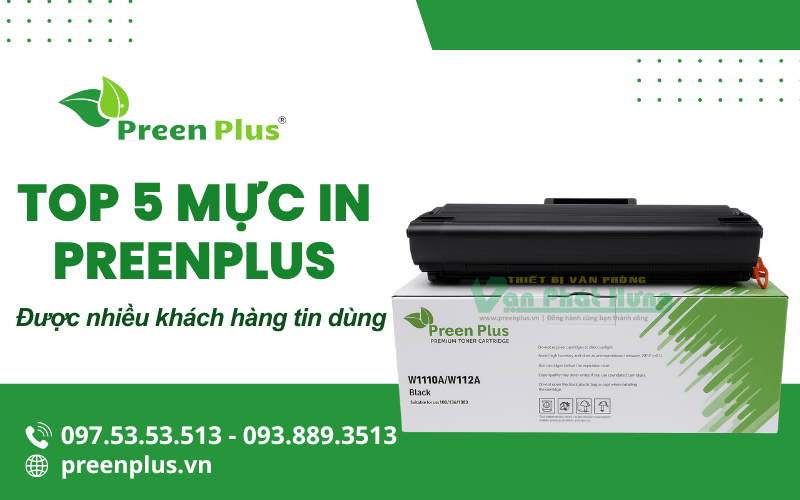 mực in preenplus
